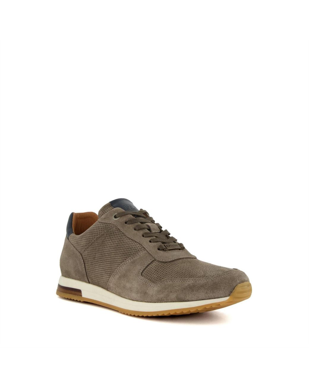 Dune Brown Trilogy Low-Top Trainers for men