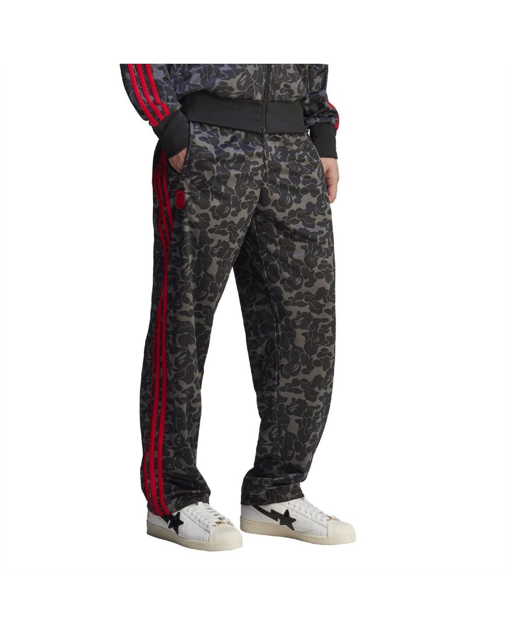 Adidas Originals Gray Firebird Trackpant for men