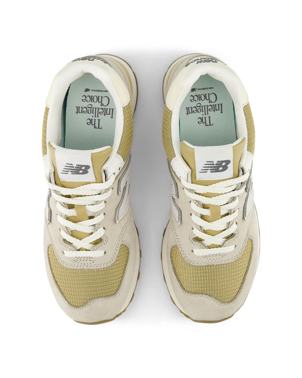 New Balance White 574 Trainers 6.5 (40) for men
