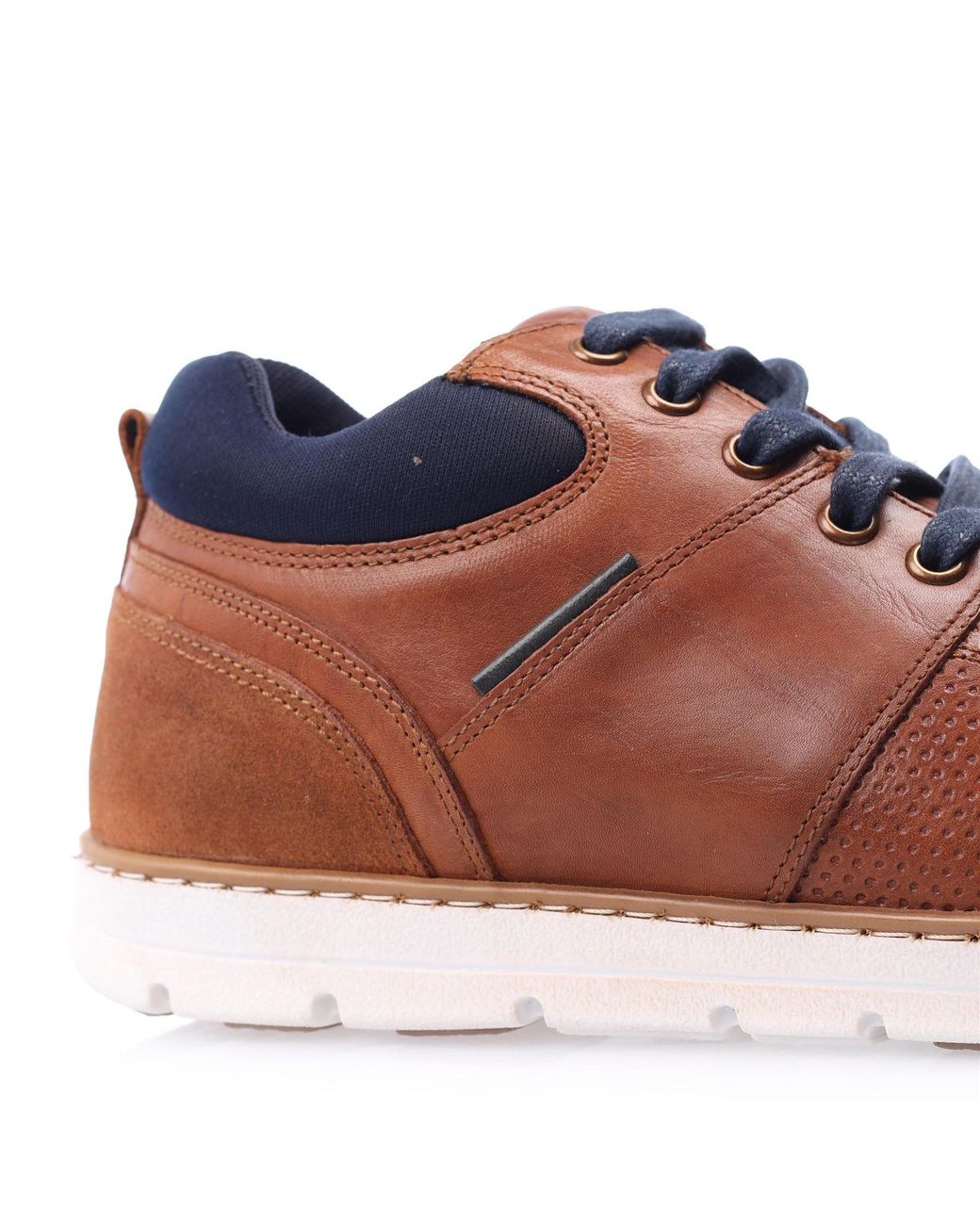 Dune Blue Statter Toe Cap Casual High Top Shoes Size 7 for men