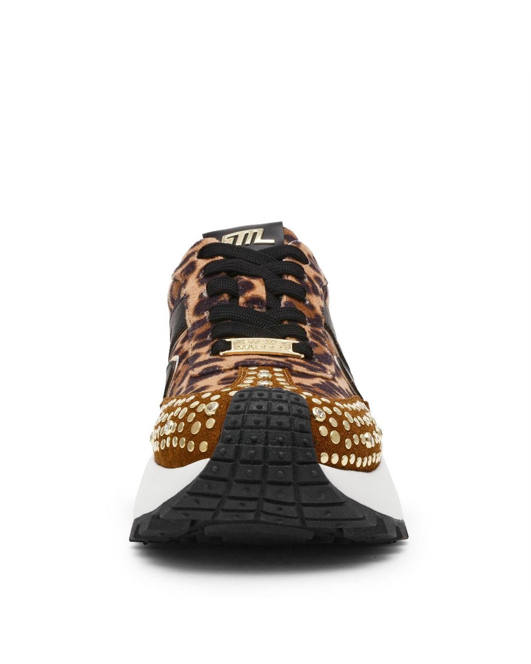 Steve Madden Brown Supercampo S Leopard Walking Sneakers