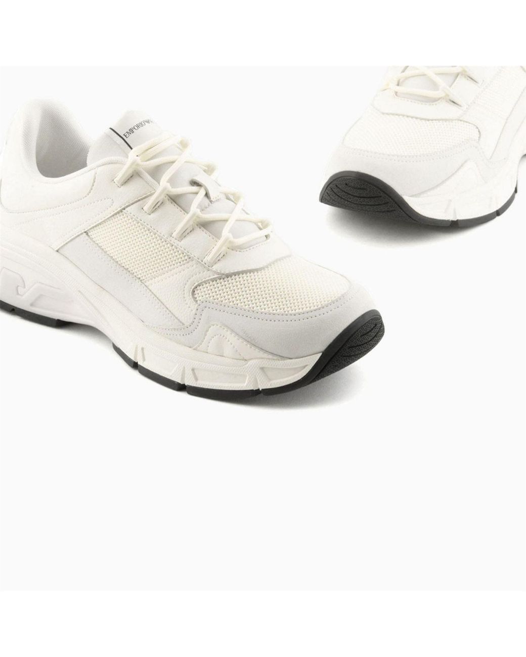 EA7 White Trainers for men