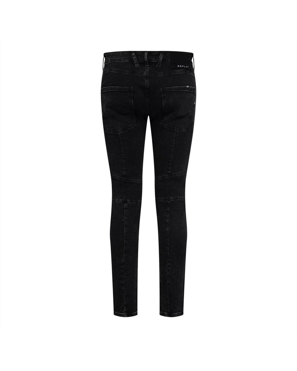 Replay Black Skinny Fit Jeans for men
