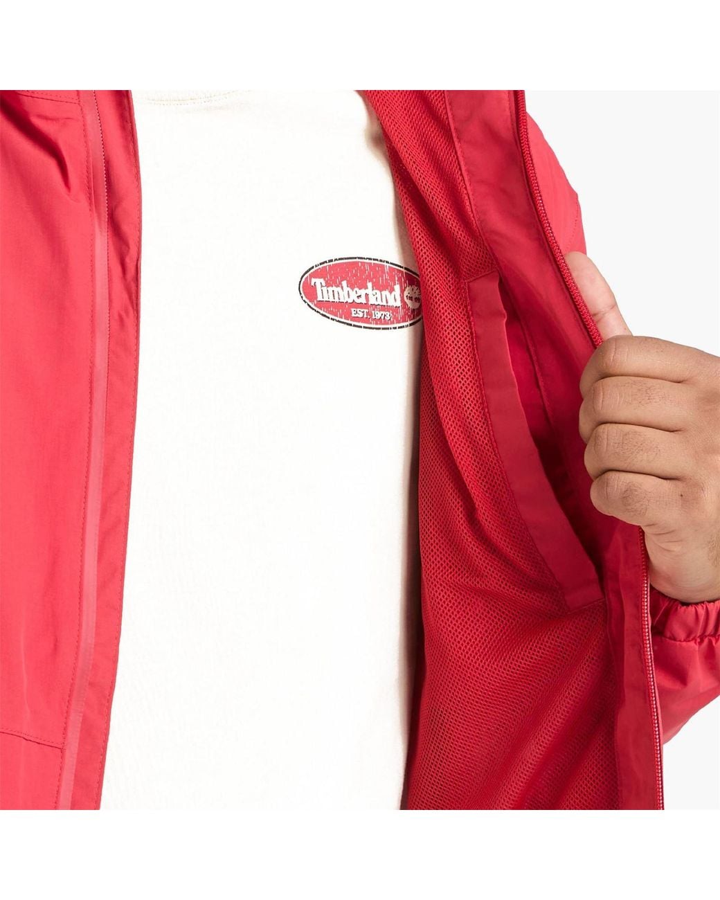 Timberland Pink Winnick Waterproof Shell Jacket for men
