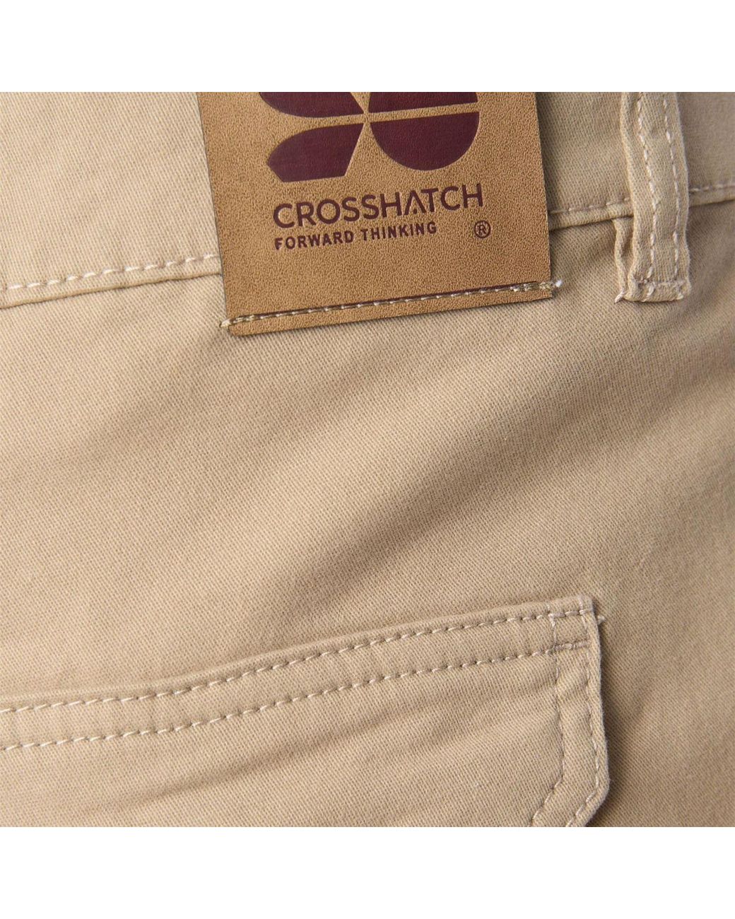 Crosshatch Natural Cargo Pants for men