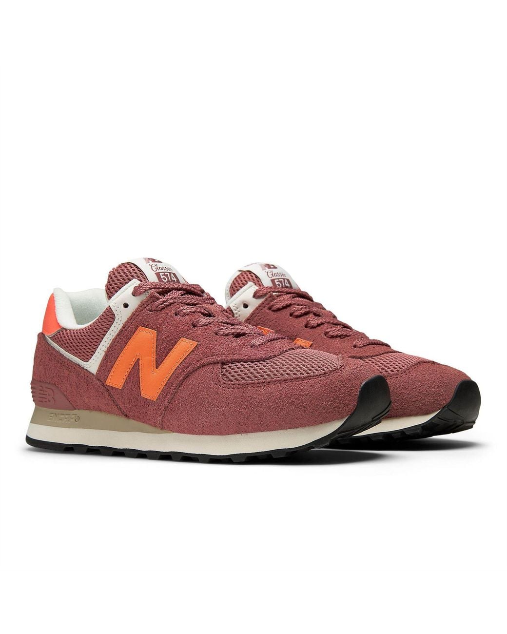 New Balance Red 574 Trainers 3.5 (36)