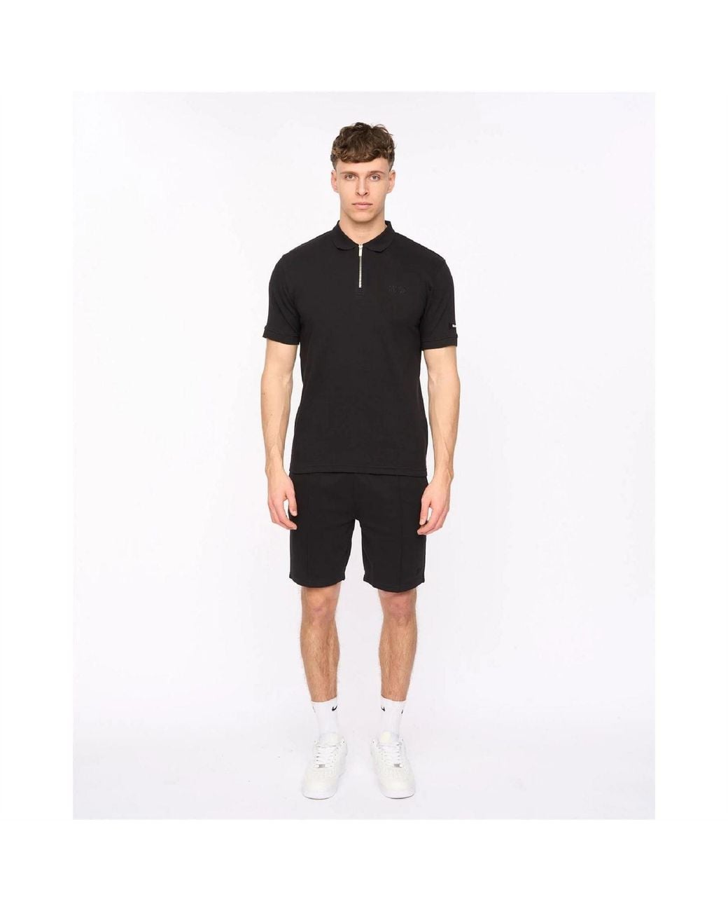 Duck and Cover Black Sherborn Polo S for men
