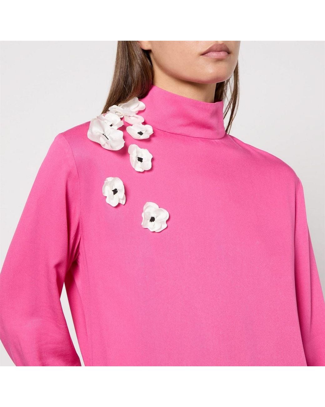 Sleeper Pink Bloom Tie Pajama Set With Pants