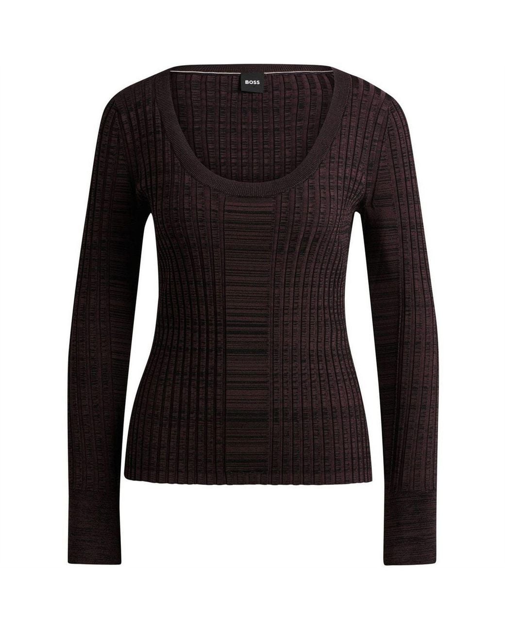 Boss Black Scoop Neck Sweater