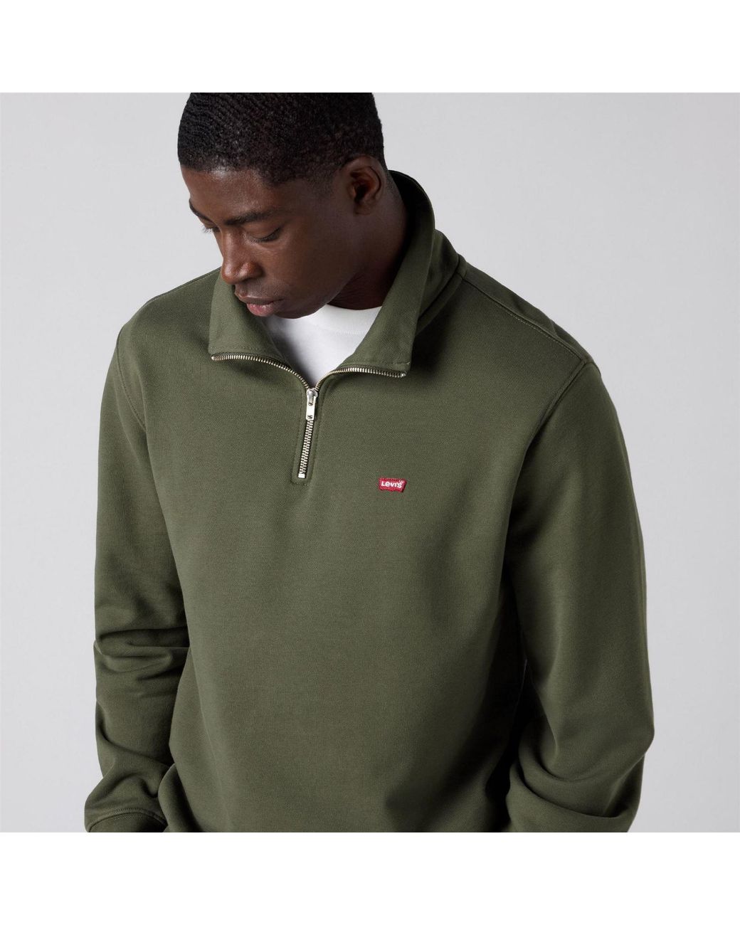 Levi's Green Original Housemark Sweat for men