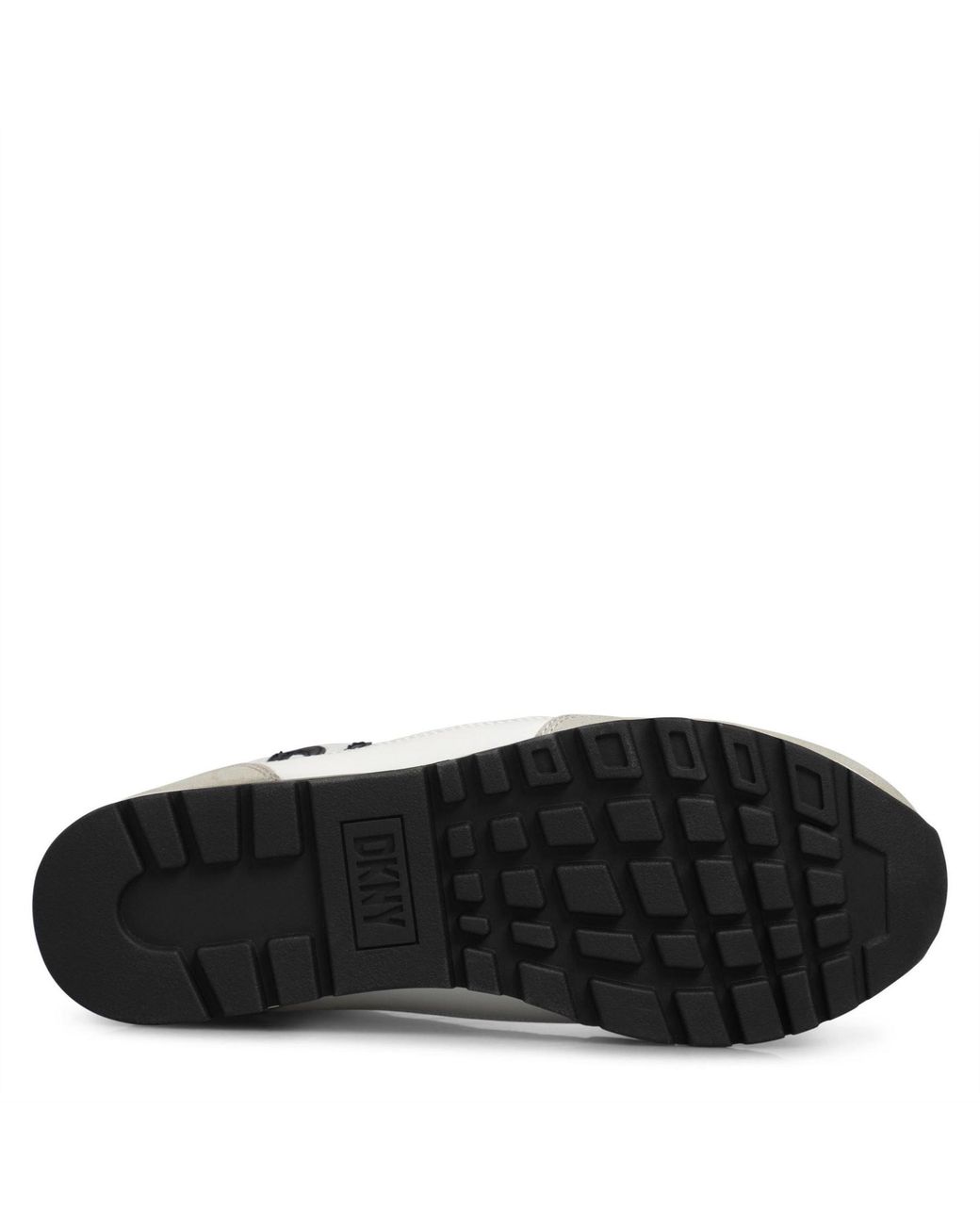 DKNY White Jude Lace Up Trainers