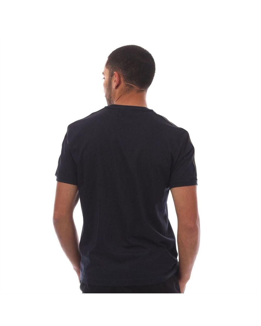 EA7 Black Series Cotton Jersey T Shirt for men