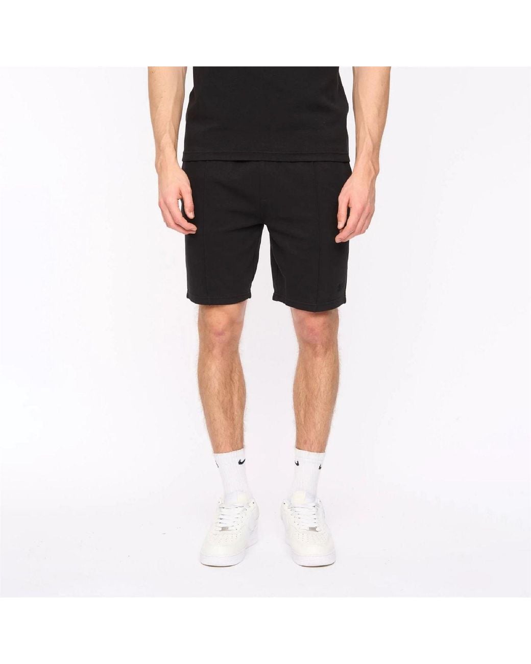 Duck and Cover Black Sherborn Shorts for men