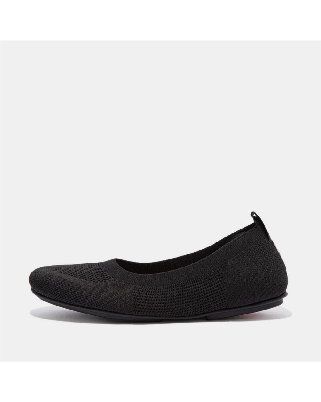 Fitflop Black Allegro E01 Multi-Knit Ballet Pumps
