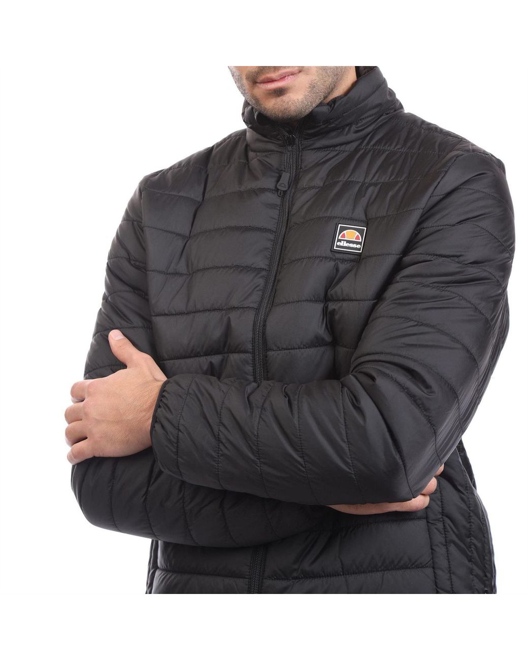 Ellesse Black Puffer Jacket for men