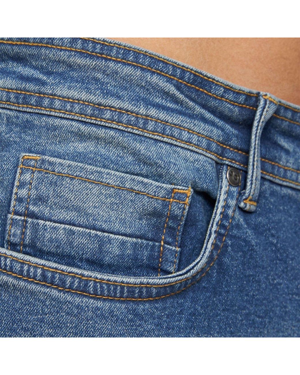 Crosshatch Blue Slim Fit Jeans for men