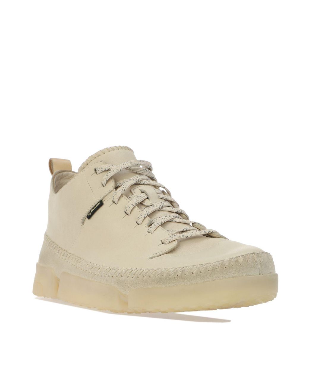 Clarks Trigenic Dry Gtx Trainers in Natural for Men | Lyst UK