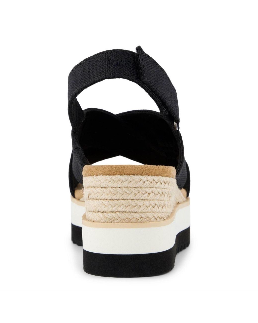 TOMS Blue Diana Crossover Low Heel Open Toe Sandals