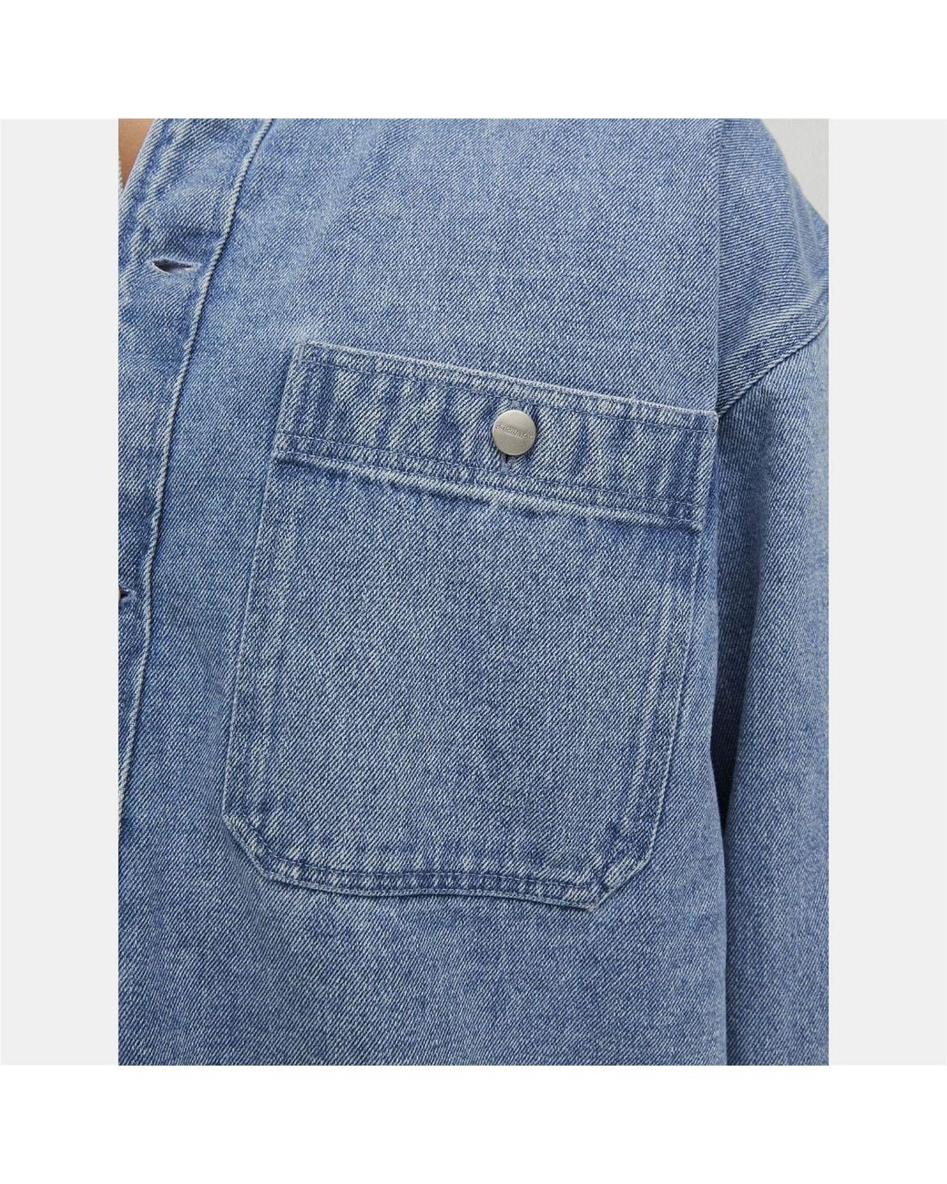 Jack & Jones Blue Denim Overshirt for men
