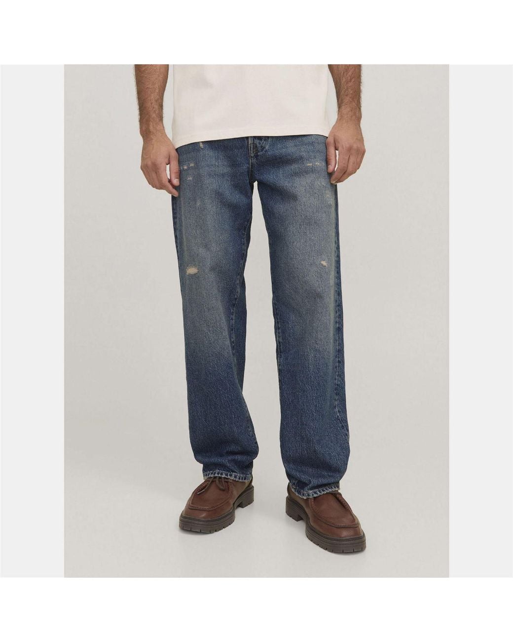 Jack & Jones Blue Re 366 Loose Fit Jeans for men