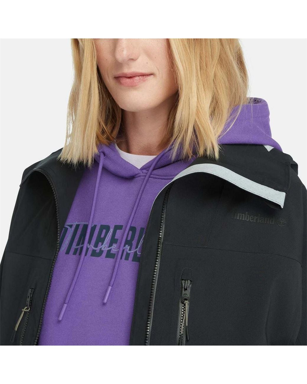 Timberland Black Caps Ridge Mobi Flex Tech Waterproof Jacket