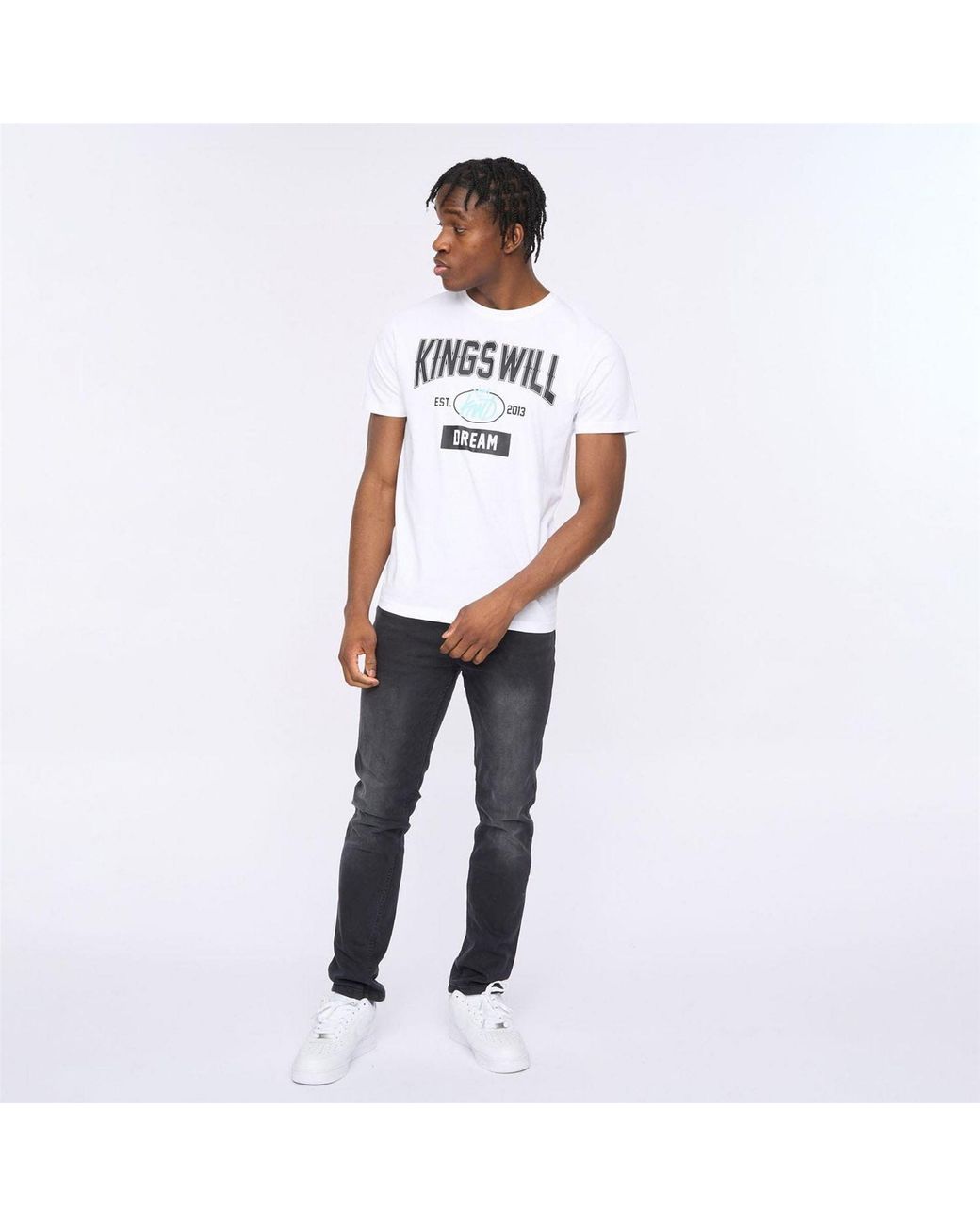 Kings Will Dream White T Shirt for men