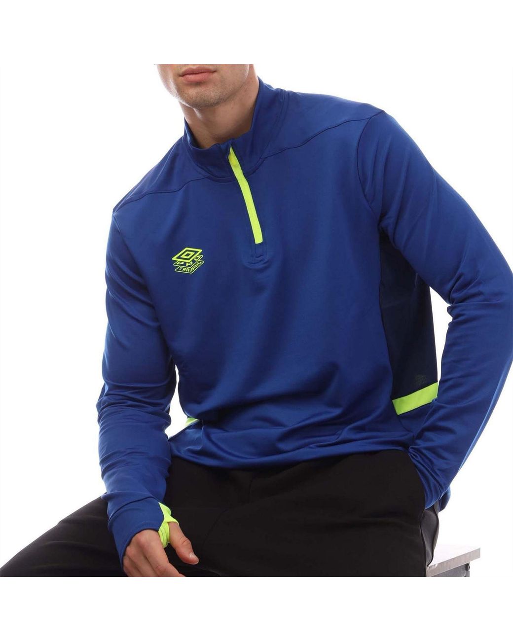 Umbro Blue Mid Layer Training Top for men