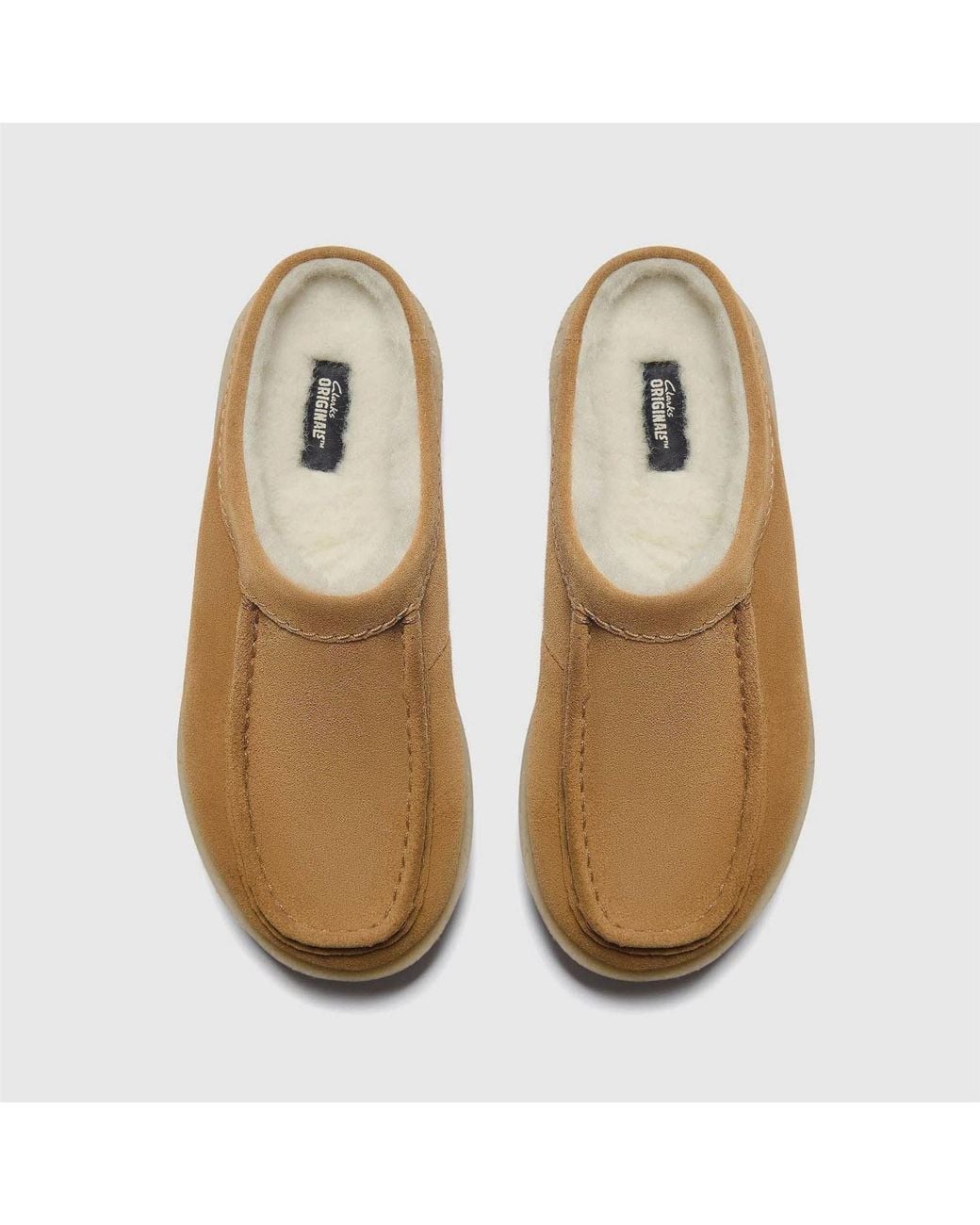 Clarks Brown Mules