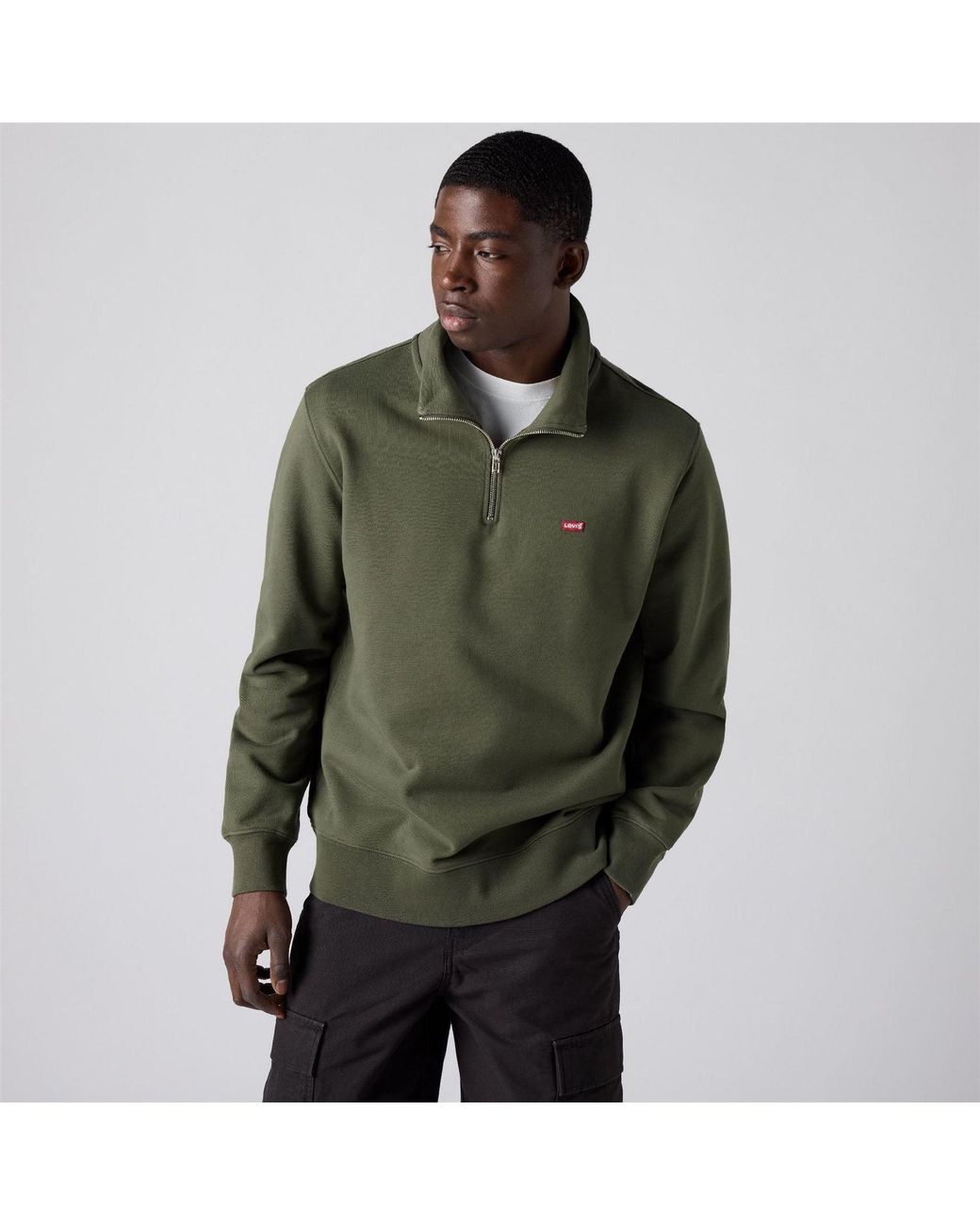 Levi's Green Original Housemark Sweat for men