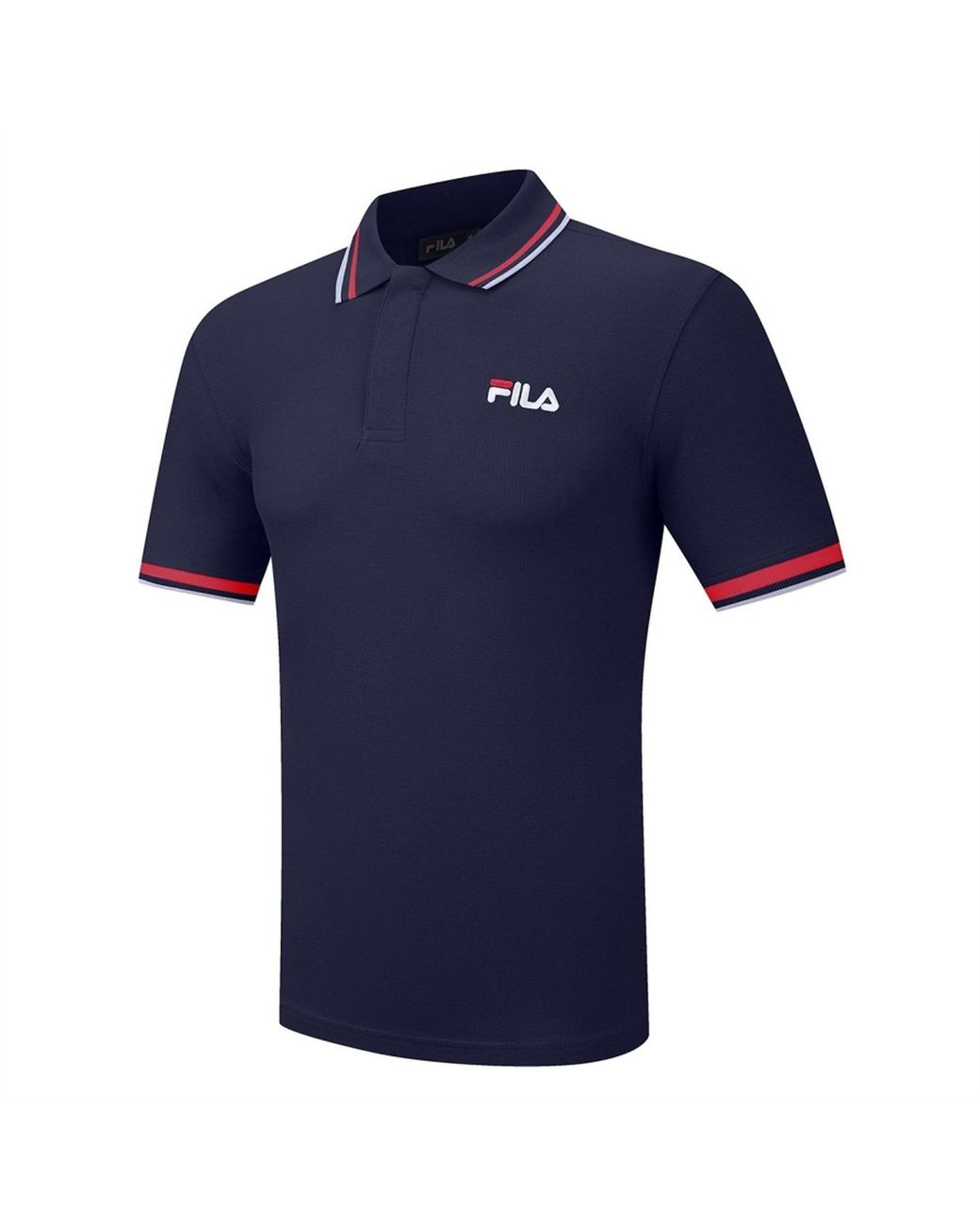 Fila Blue Bowey Collared Neck Short Sleeve Regular Fit Shirt for men