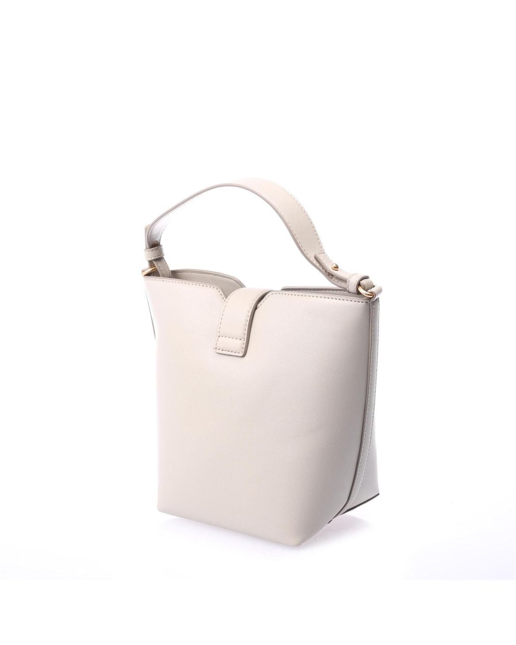 DKNY White Taira Bucket Bag