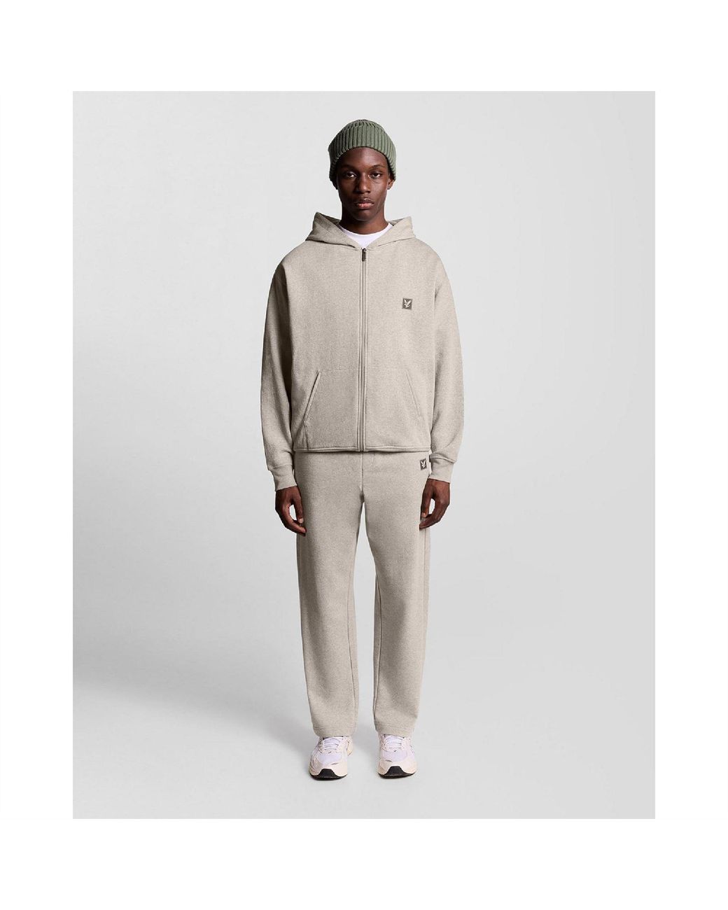 Lyle & Scott Natural And Zip Through Hoodie for men