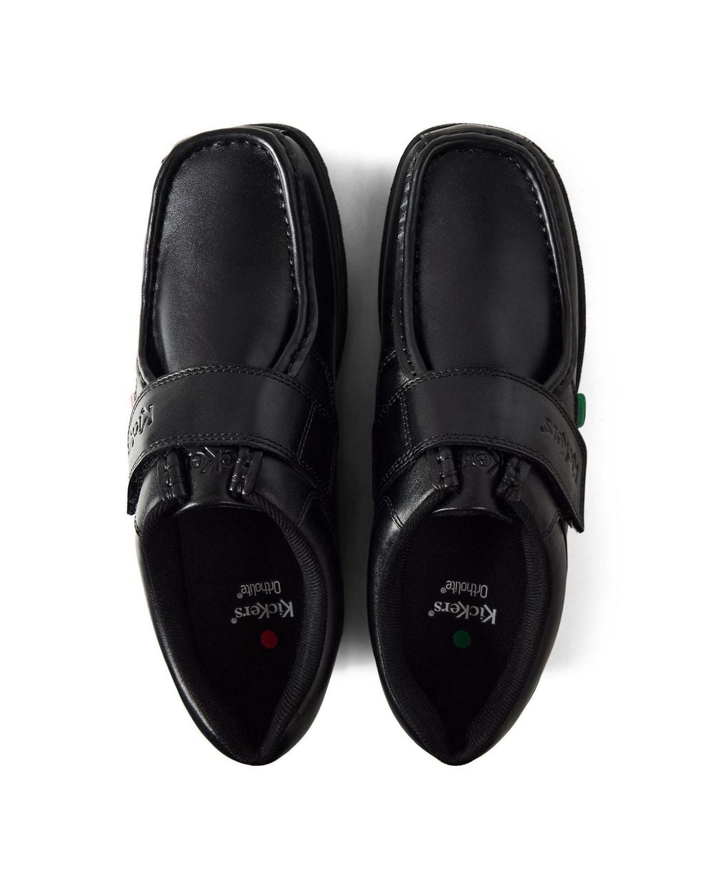 Kickers Black Fragma Strap Moc Toe Low Top Sneakers 6 (39) for men