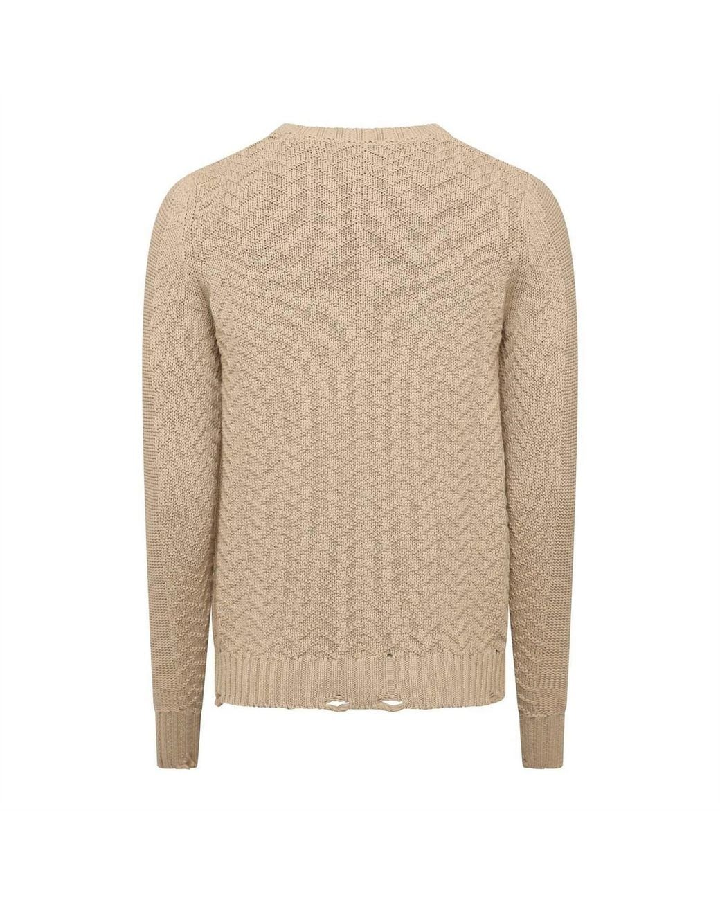 Replay Natural Crewneck Sweater for men