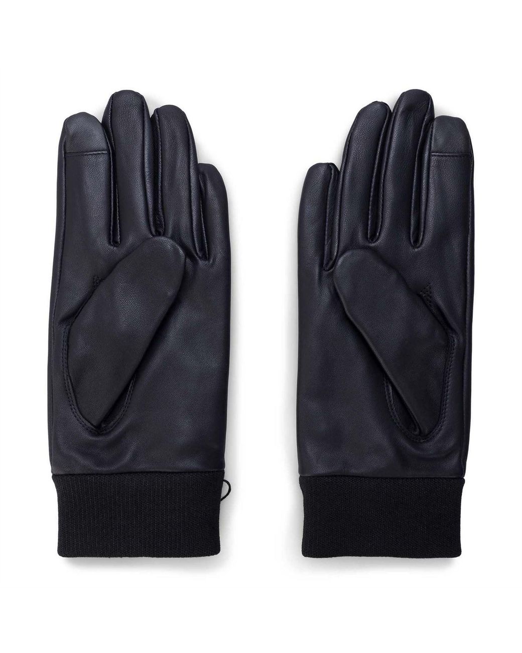 Boss Blue 1 Leather Gloves for men