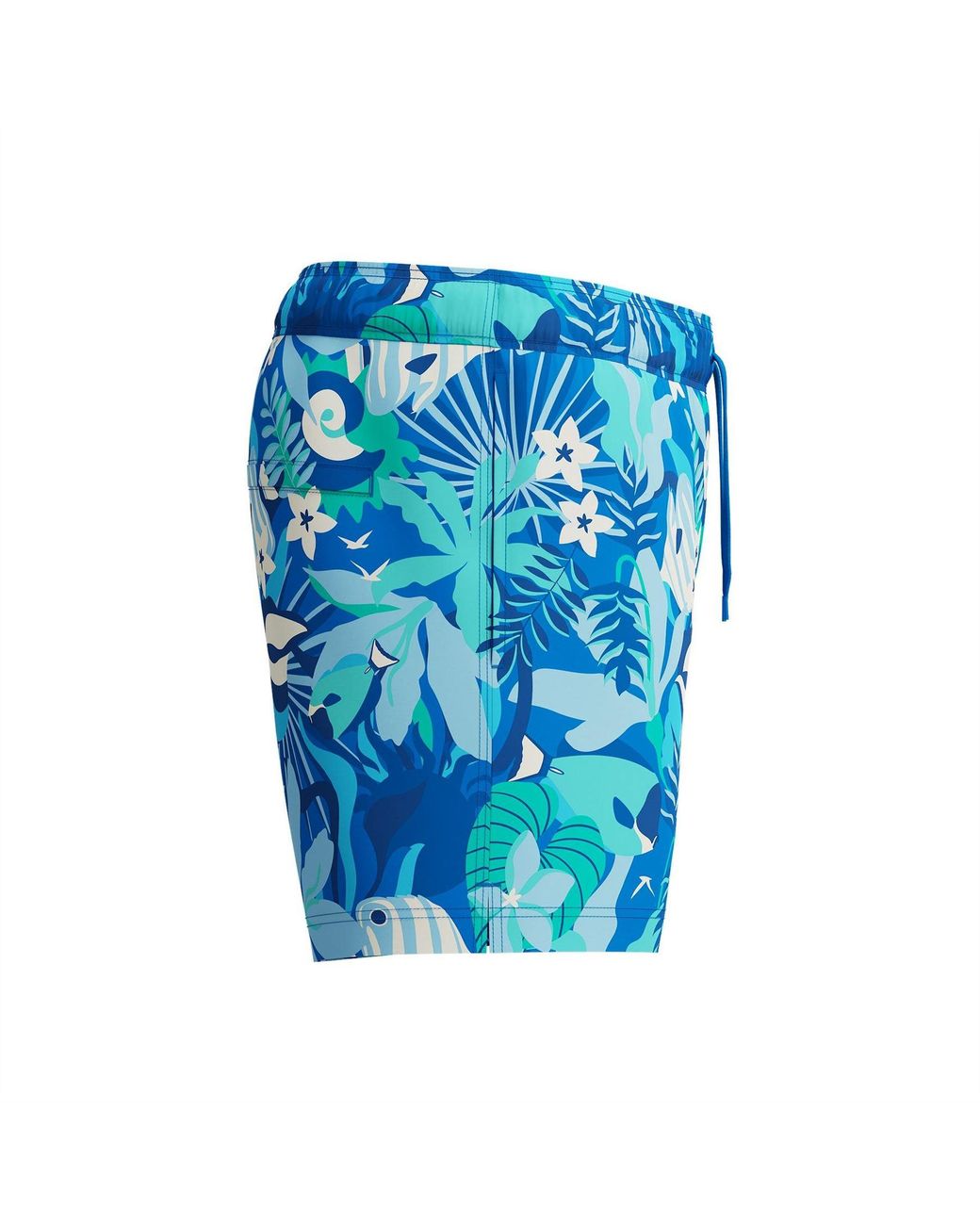 Speedo Blue Redondo Edge Abstract Patterned Swim Trunk for men
