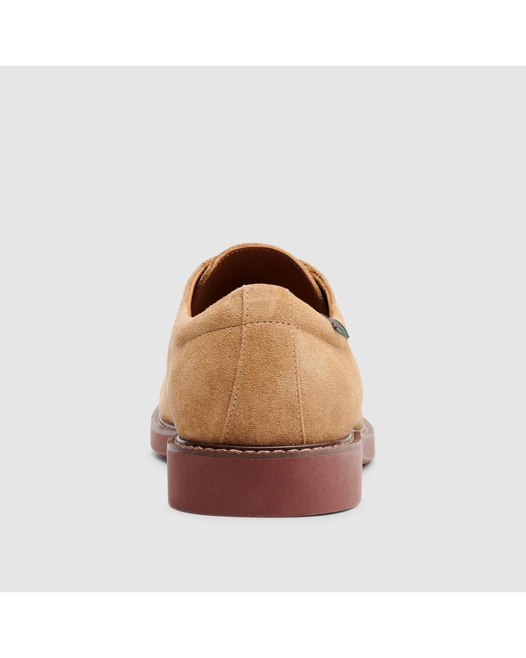Anthropologie G.H. Bass Pasadena Suede Nubuck Lace Up Loafers. ‎ Size 8.5 W. Tan Bass Pasadena Wingtip - Gem main image 2