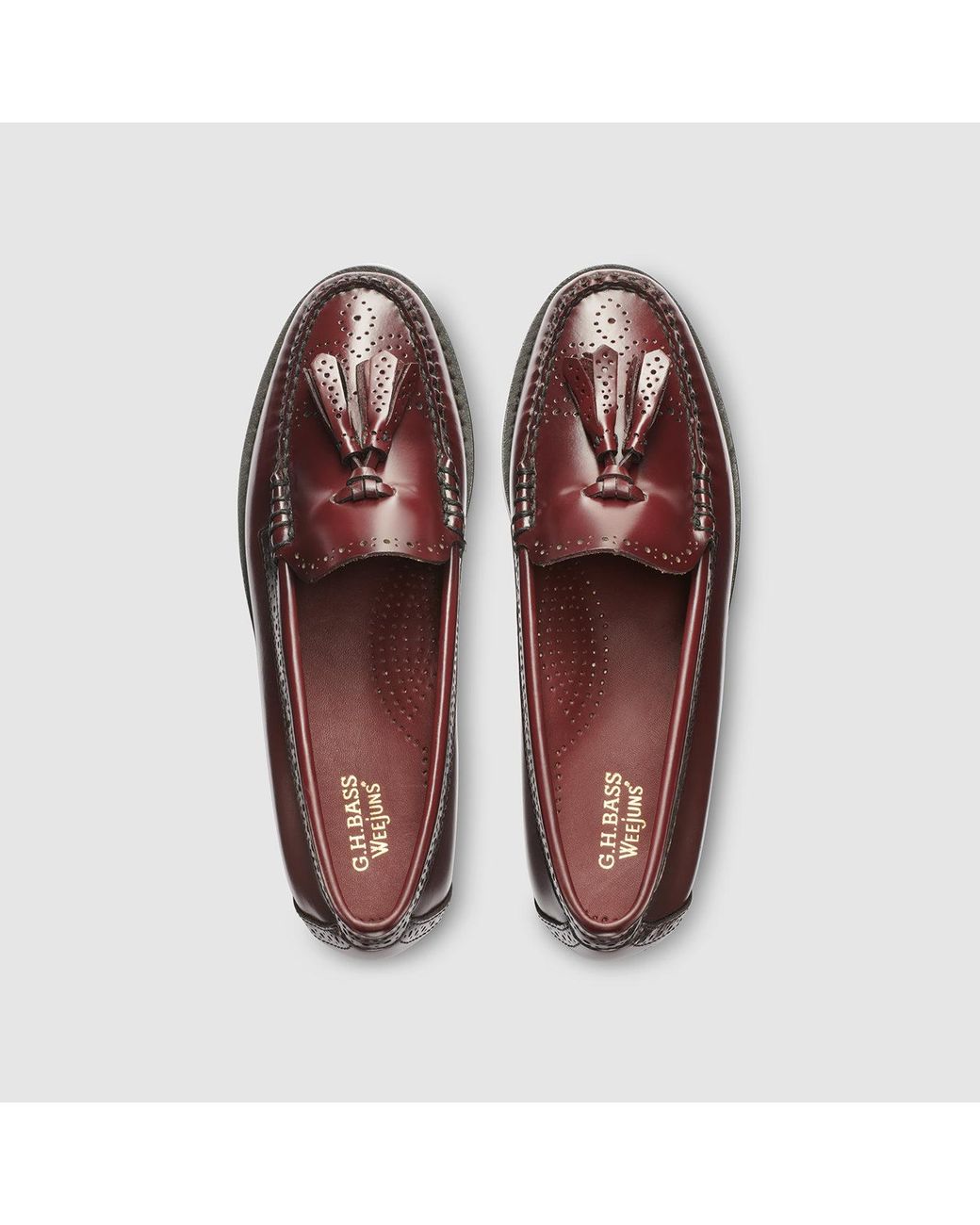 G.H. Bass & Co. Estelle Tassel Weejuns Loafers in Brown | Lyst display picture 1