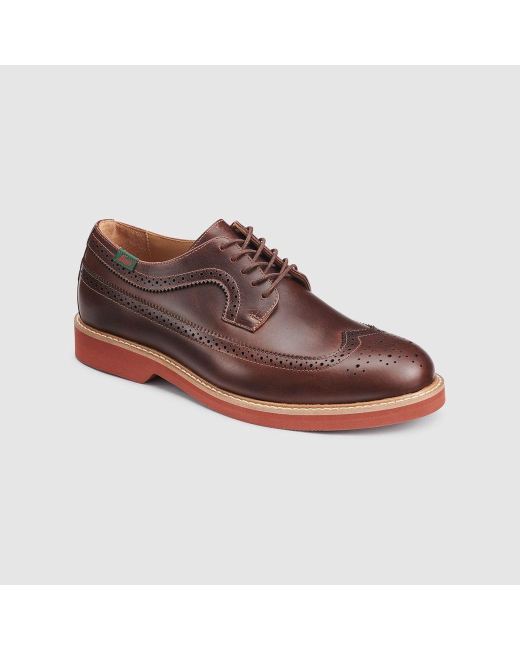 G.H. Bass Co. Blake Leather Wingtip Buck Shoes in Brown for Men