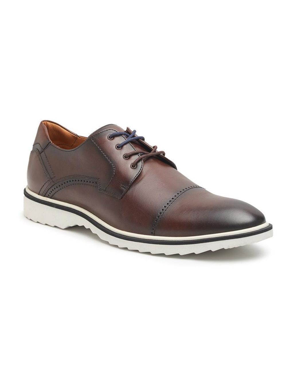 G.H. Bass & Co. Leather Men's Maine Lace Up Shoe in Brown for Men - Lyst