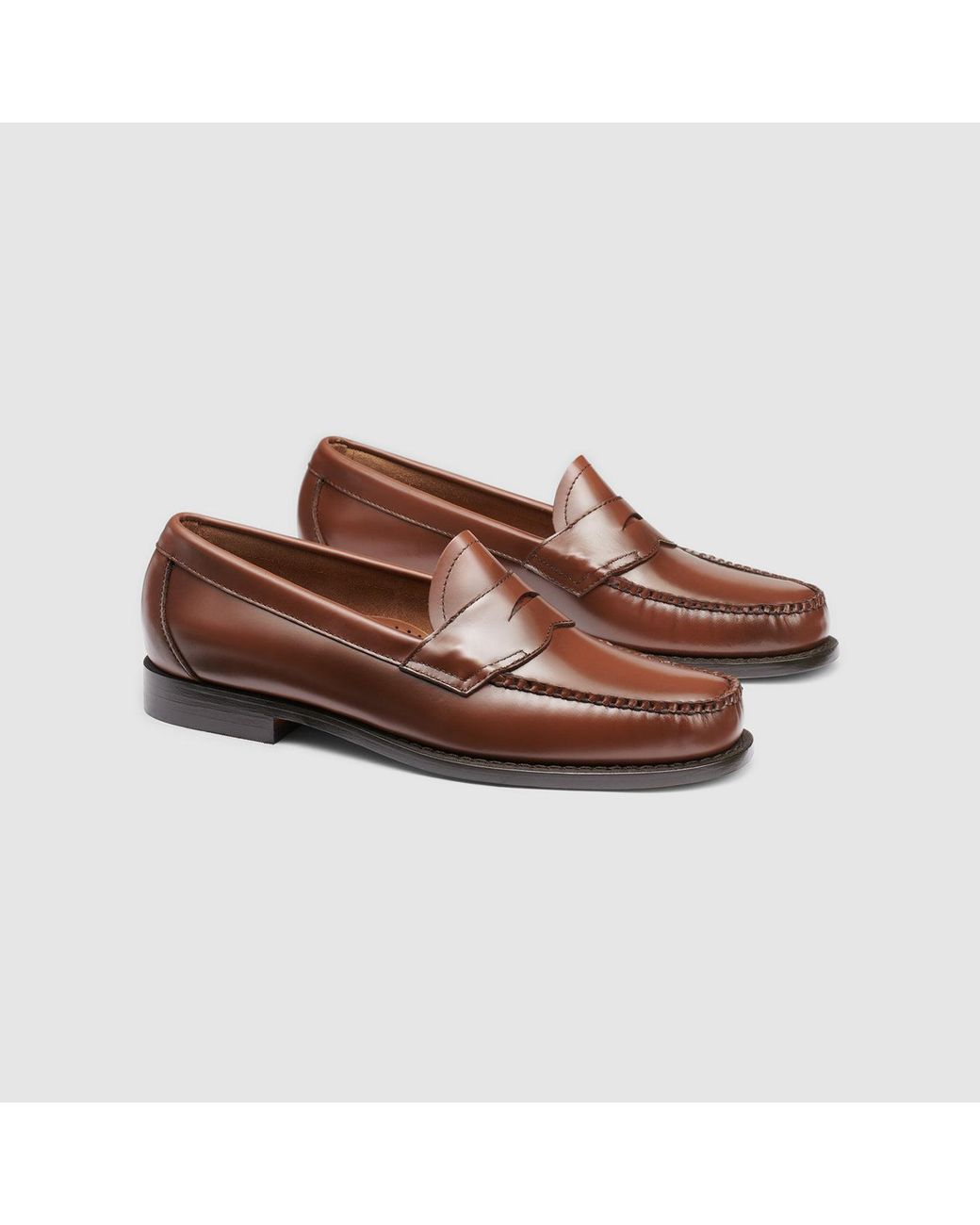 G.H. Bass & Co. Logan Flat Strap Weejuns Loafers in Brown  display picture 1