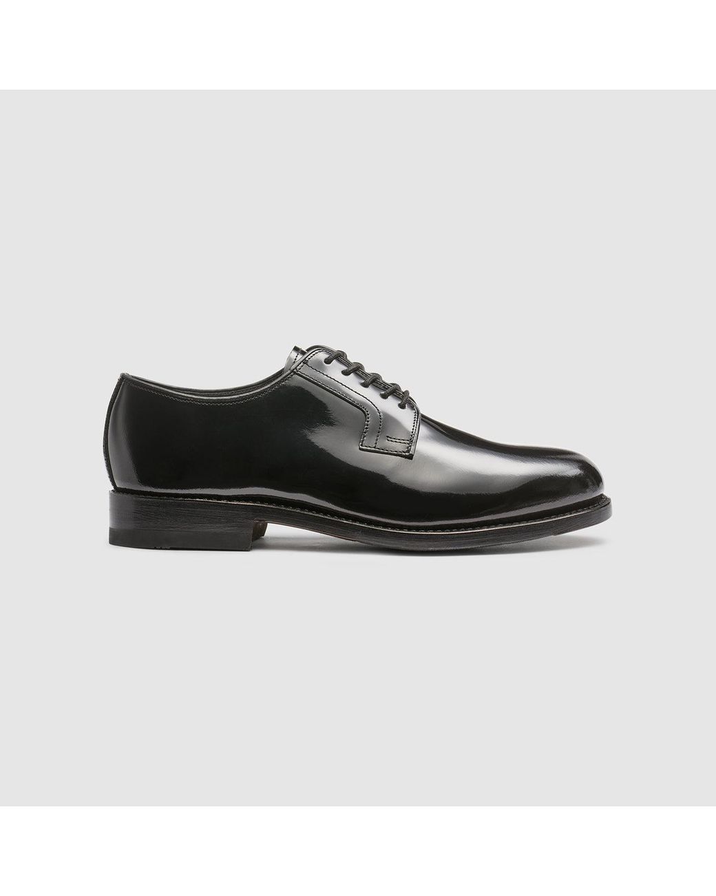G.H. Bass Co. Patent Monogram Derby in Black for Men Lyst