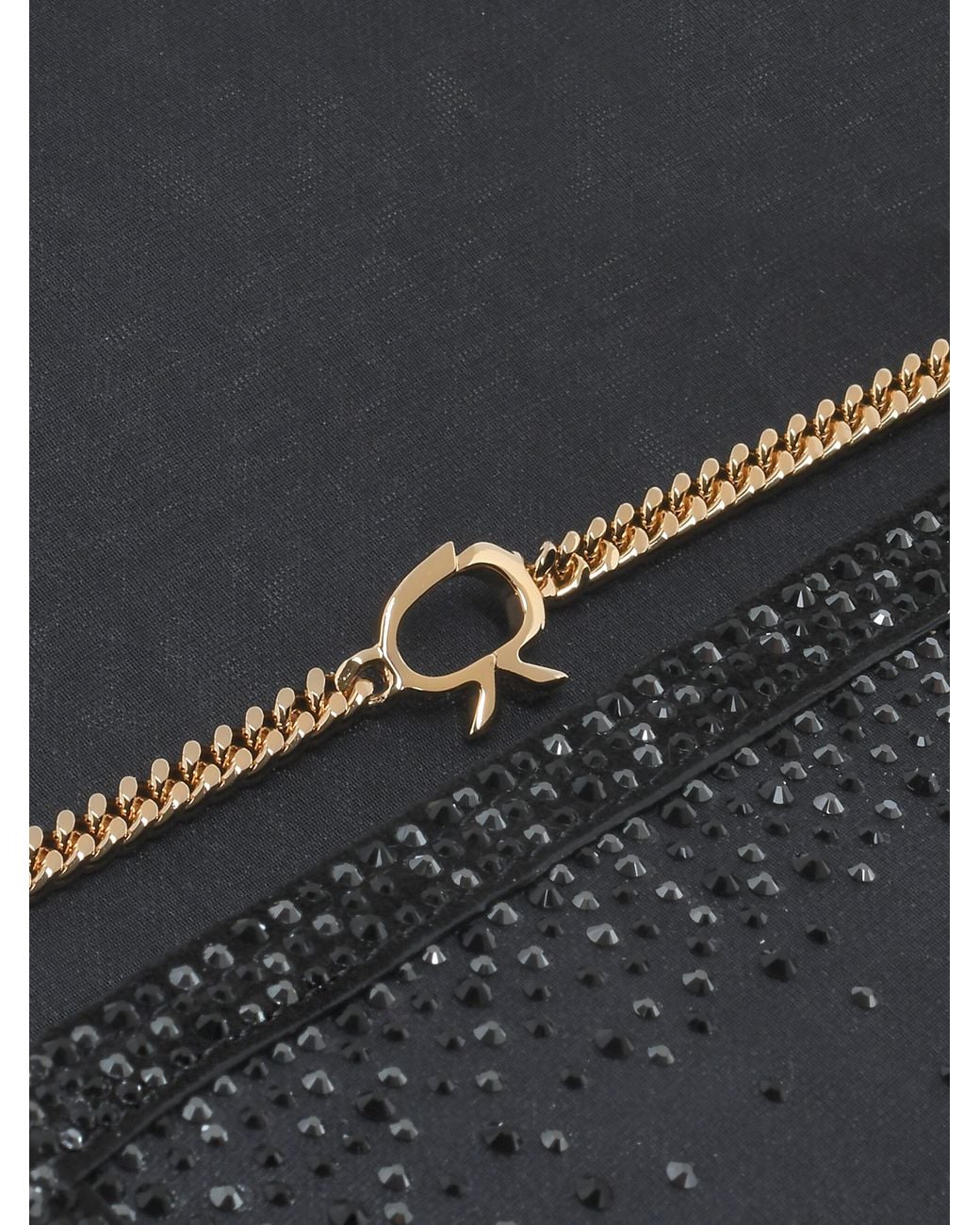 Gianvito Rossi Black Rania Clutch