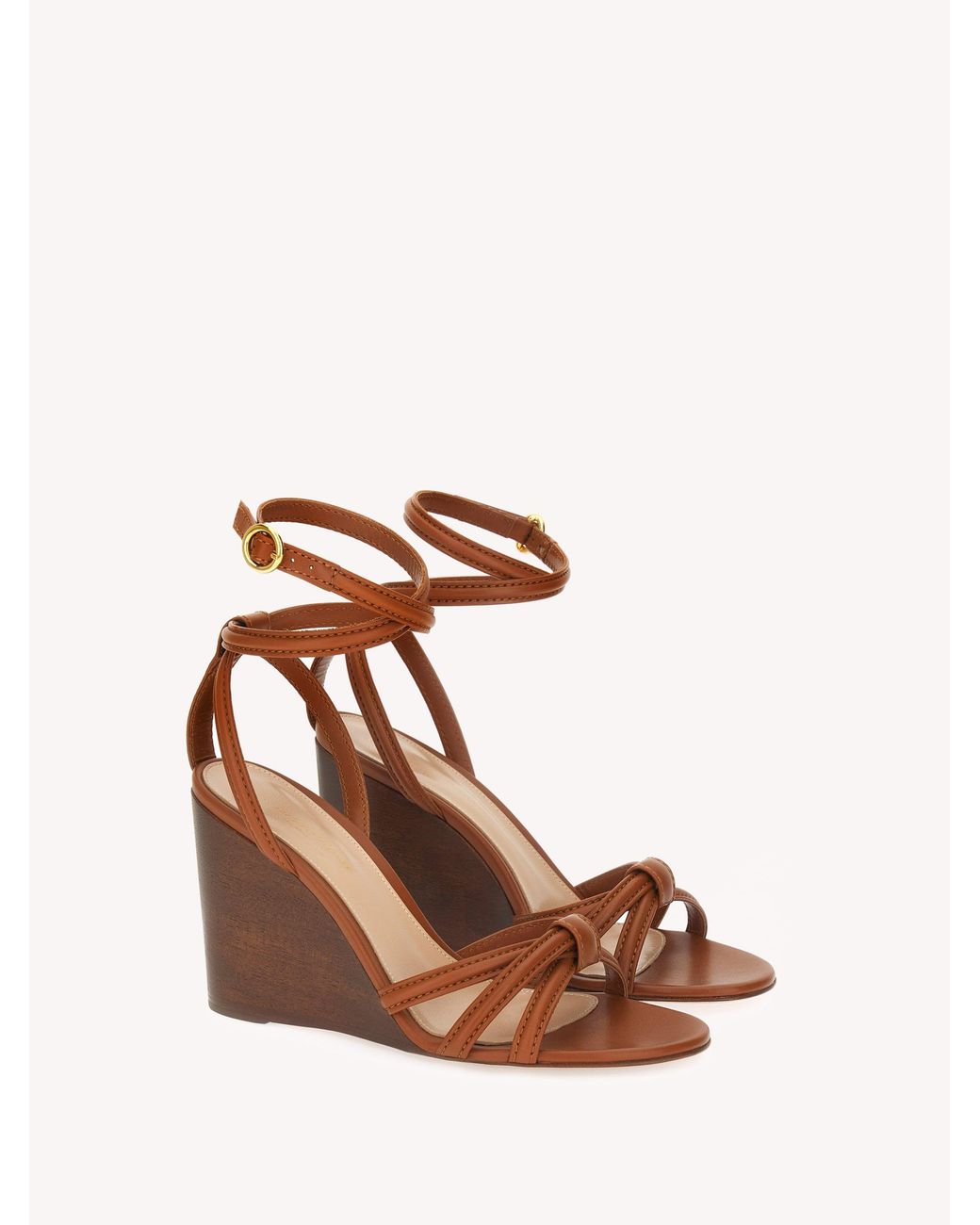 Gianvito Rossi Pink Rabat Wedge