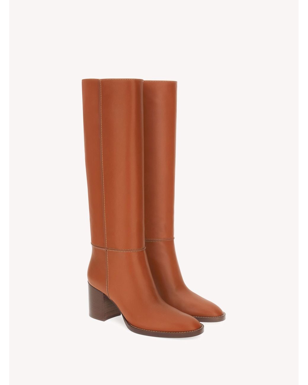 Gianvito Rossi Brown Étrier