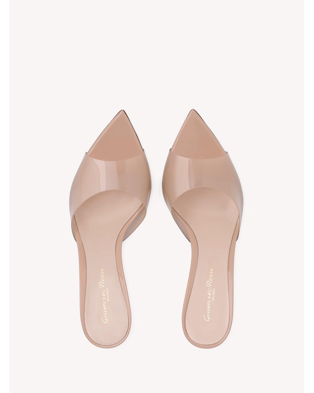 Gianvito Rossi Pink Elle 55, Mules