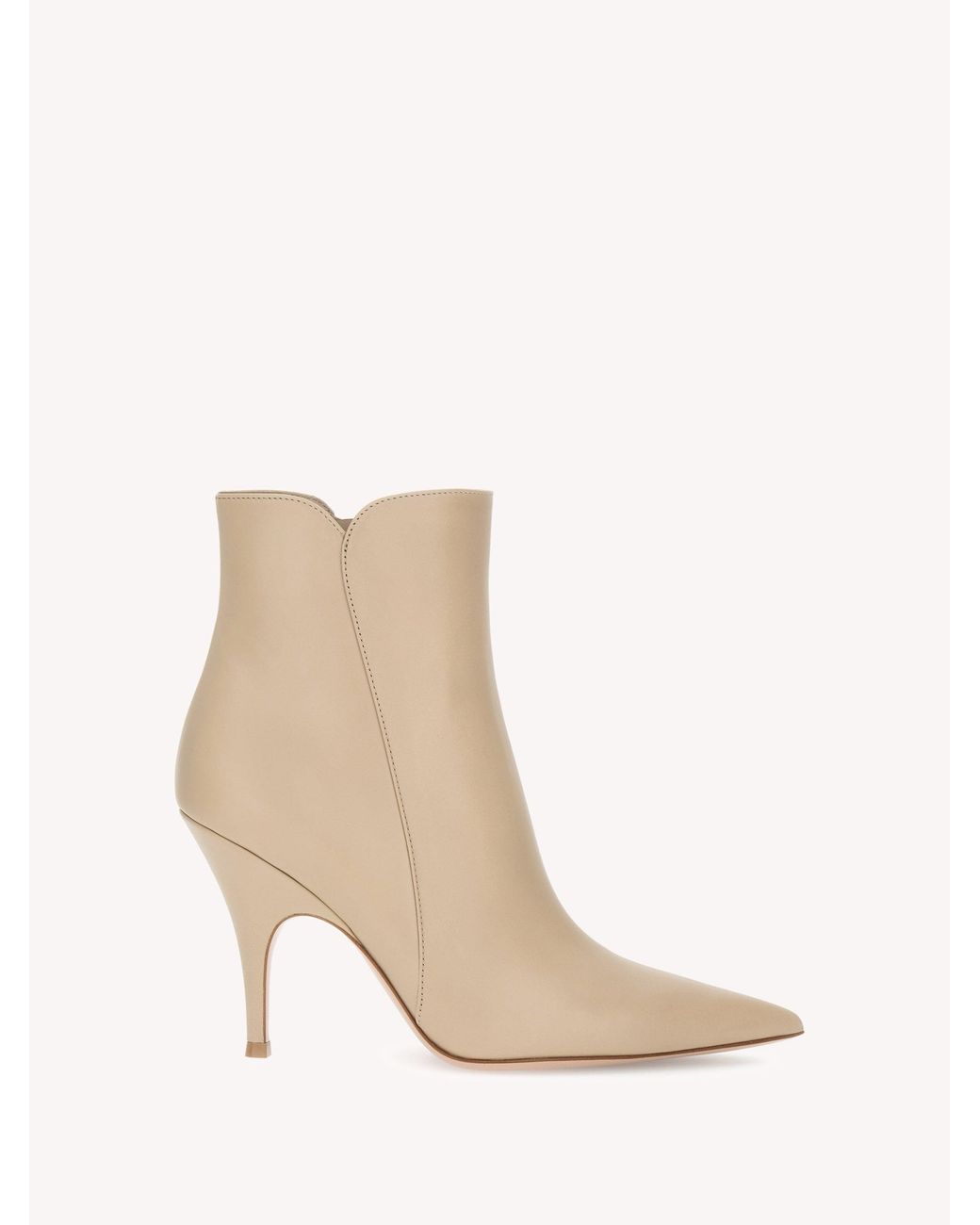 Sofia Bootie, Neutre Gianvito Rossi en coloris Natural