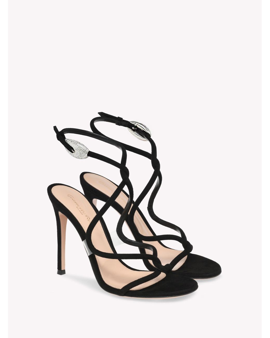 Gianvito Rossi Multicolor Mamba Crystal, Sandals And Mules
