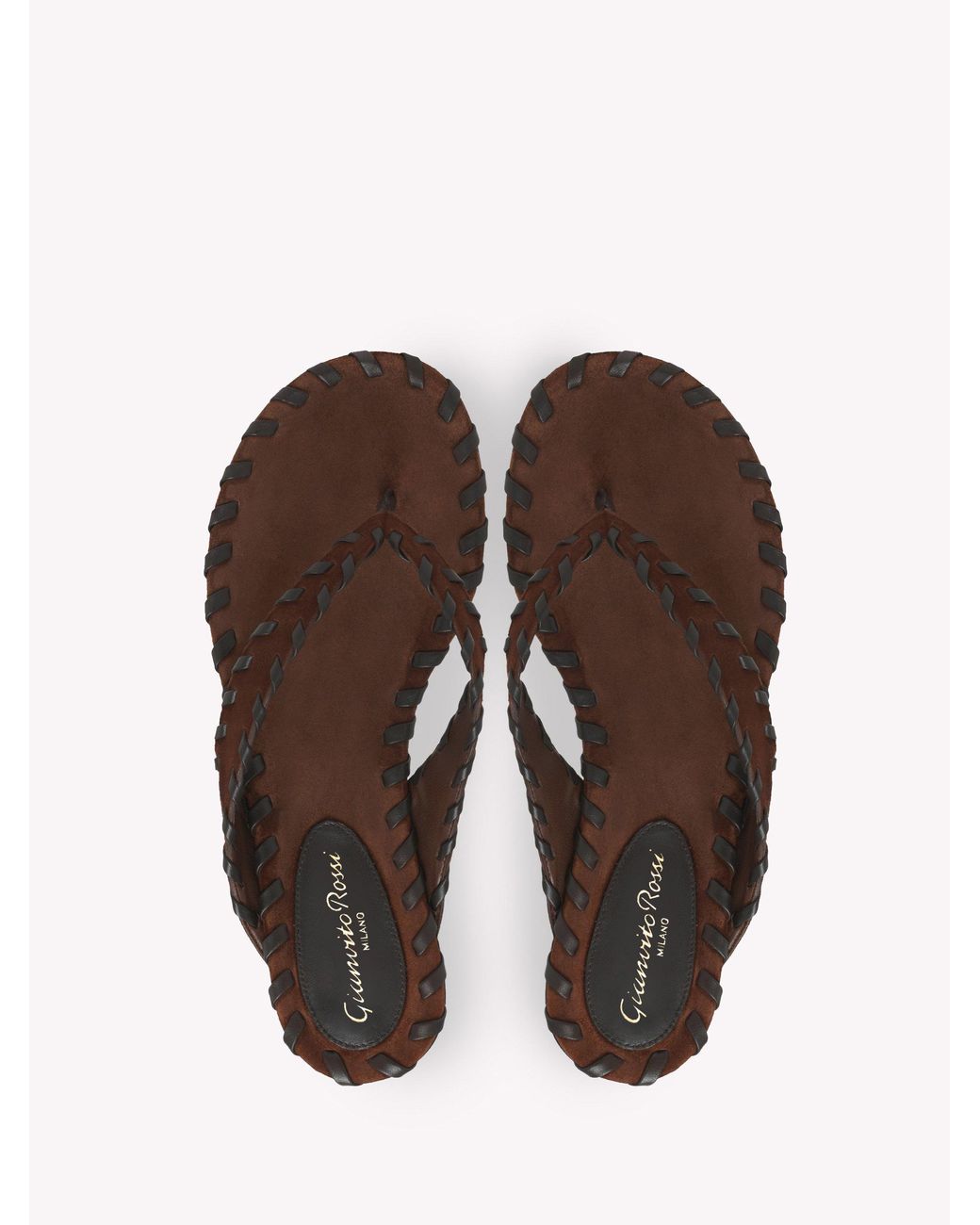 Gianvito Rossi Multicolor Zaira Thong Flat, Flats