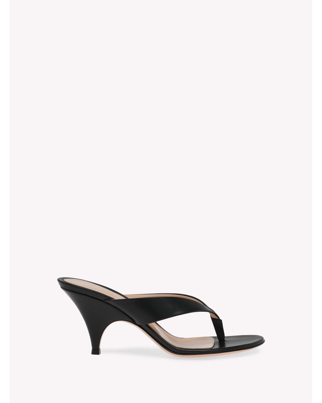 Gianvito Rossi White Sofia Thong